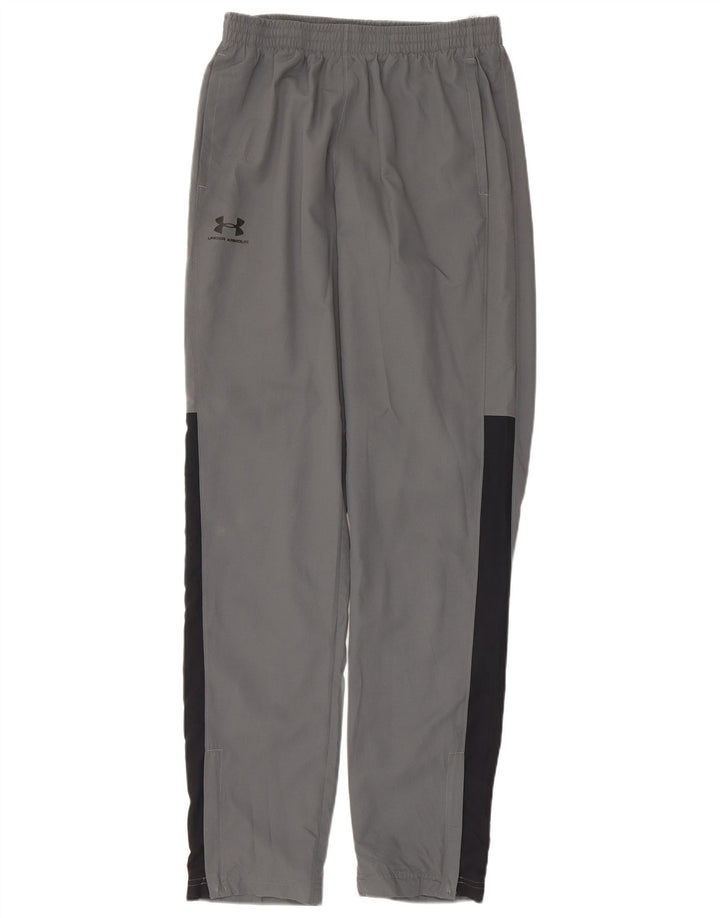 Pantaloni da tuta da uomo Under Armour Poliestere color block grigio medio
