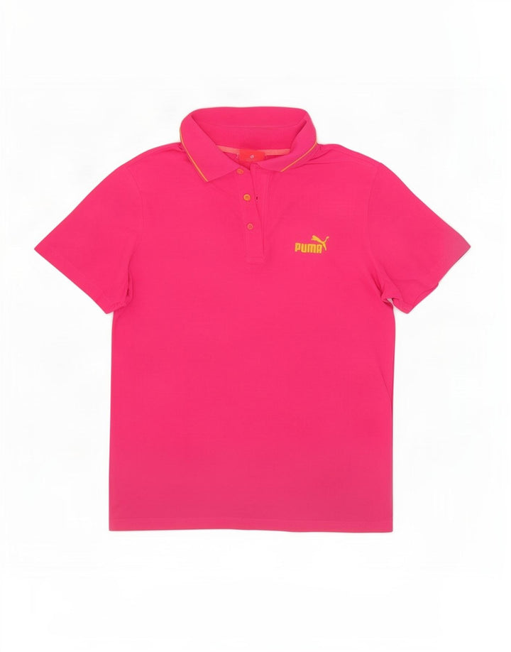 Polo Puma Uomo Large Rosa