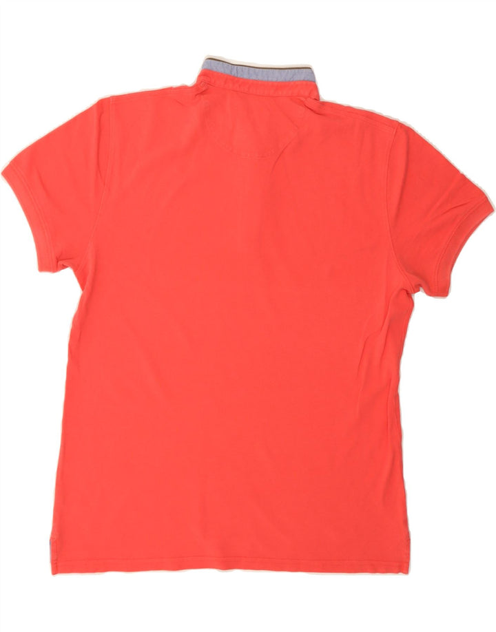 MASSIMO DUTTI Mens Polo Shirt Medium Red Vintage Massimo Dutti and Second-Hand Massimo Dutti from Messina Hembry 