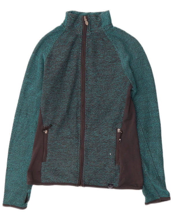 Weird Fish Damen-Trainingsanzug-Top-Jacke, UK 10, Small, Blau, Farbblock