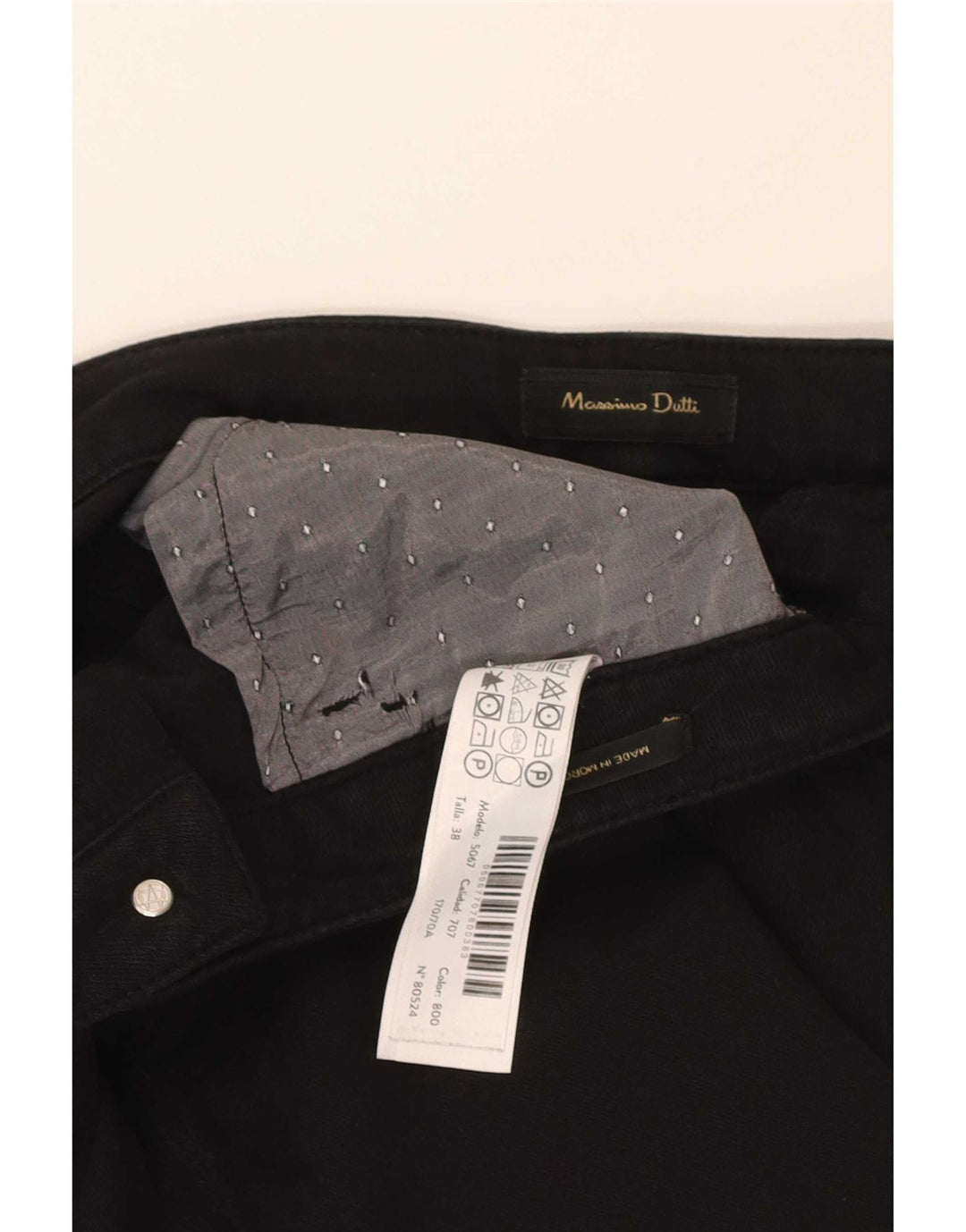 Massimo Dutti Womens Slim Jeans EU 38 Small W28 L28 Black