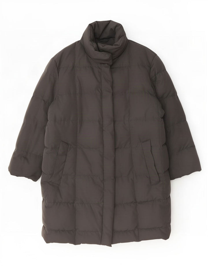 Allegri Manteau matelassé surdimensionné à capuche pour femme IT 44 Gris moyen Polyester