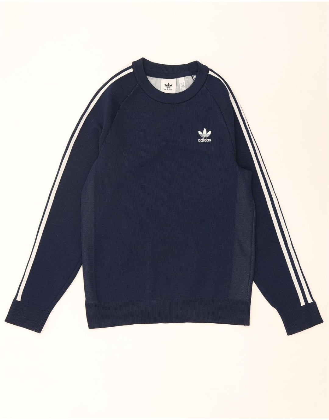 ADIDAS Mens Sweatshirt Jumper XS Navy Blue Polyester
