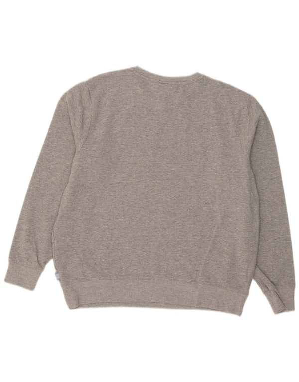 Fila moletom feminino jumper UK 18 XL cinza algodão