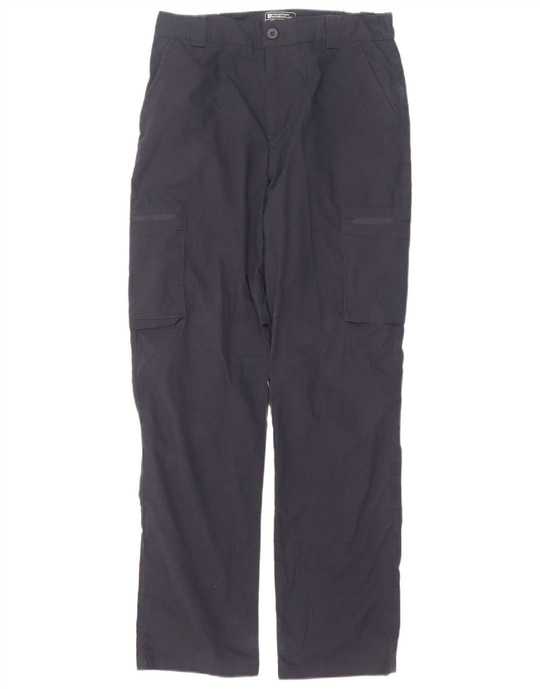 Mountain Warehouse Mens Straight Cargo Trousers W30 L31 Navy Blue Polyester