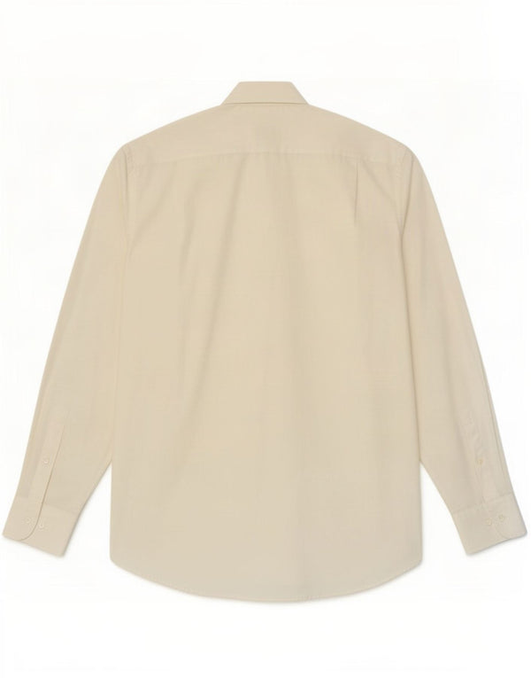 Hugo Boss Mens Shirt Size 39 15 1/2 Medium White Cotton