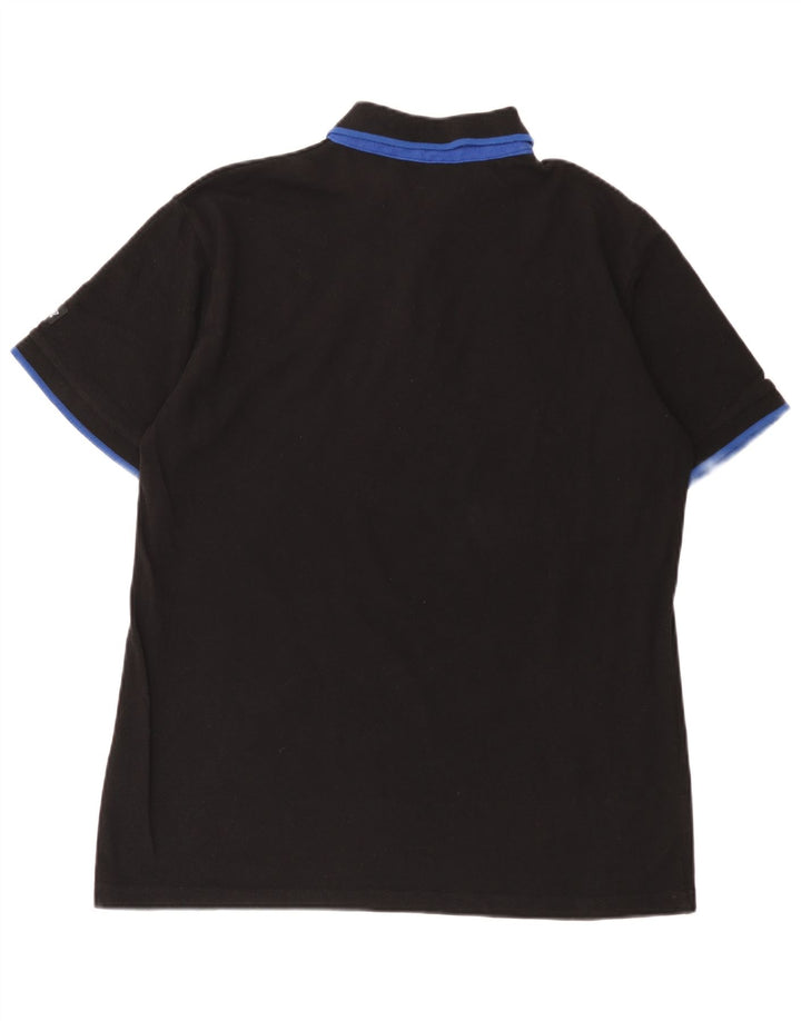 Męska koszulka polo Dickies, duża, czarna, bawełniana
