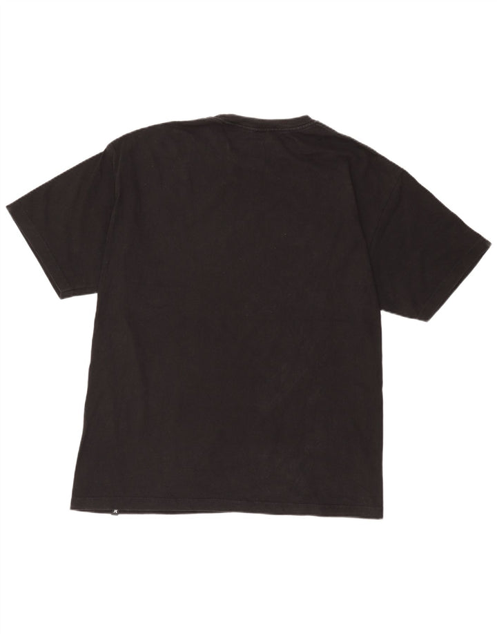 Hurley Mens Graphic T-Shirt Top Large Black