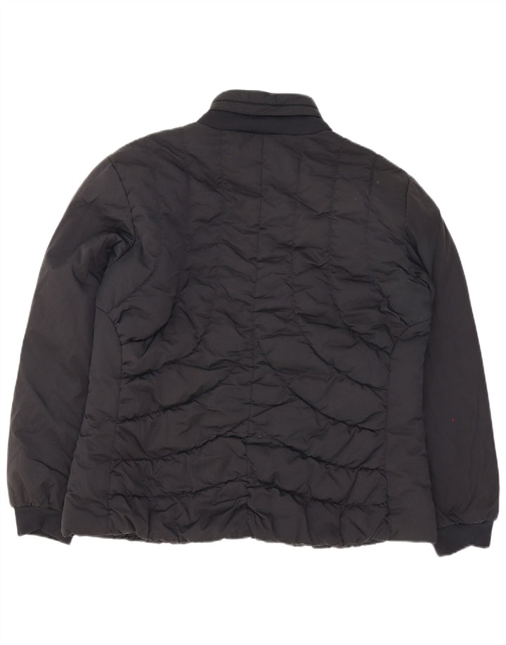 ADIDAS Womens Padded Jacket UK 22 3XL  Black Polyester