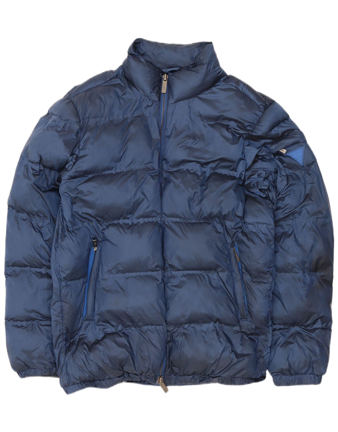 Guess Ανδρικό μπουφάν με επένδυση UK 38 Medium Navy Blue Polyamide