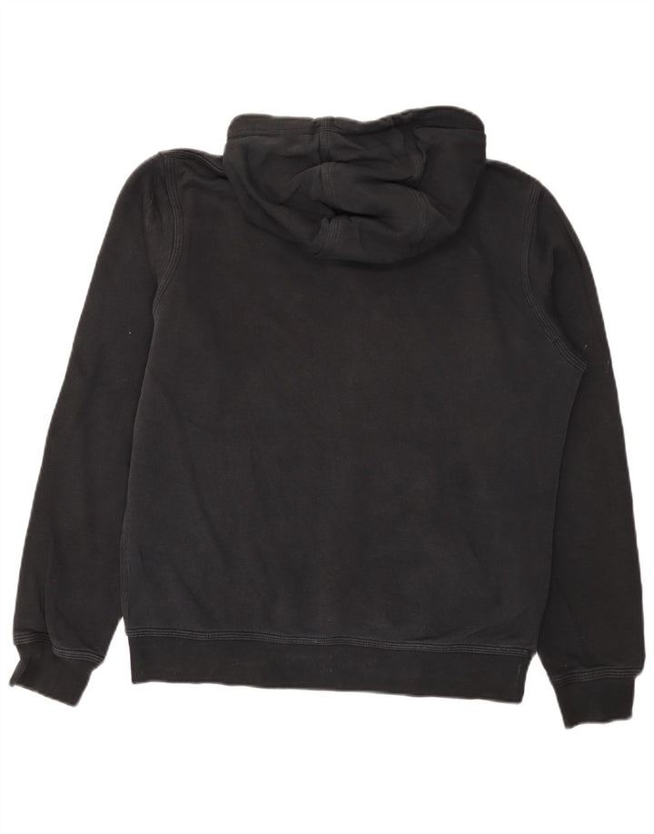 Nike Mens Hoodie Jumper Medium Black Cotton