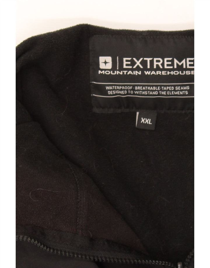 MOUNTAIN WAREHOUSE Mens Interchange Bomber Jacket UK 44 2XL Black Nylon Vintage Mountain Warehouse and Second-Hand Mountain Warehouse from Messina Hembry 