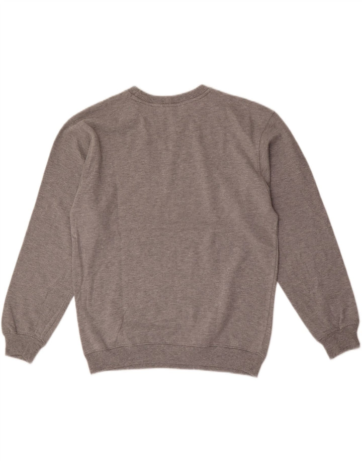 Superga Mens Sweatshirt Jumper Large Grey Flecked Cotton