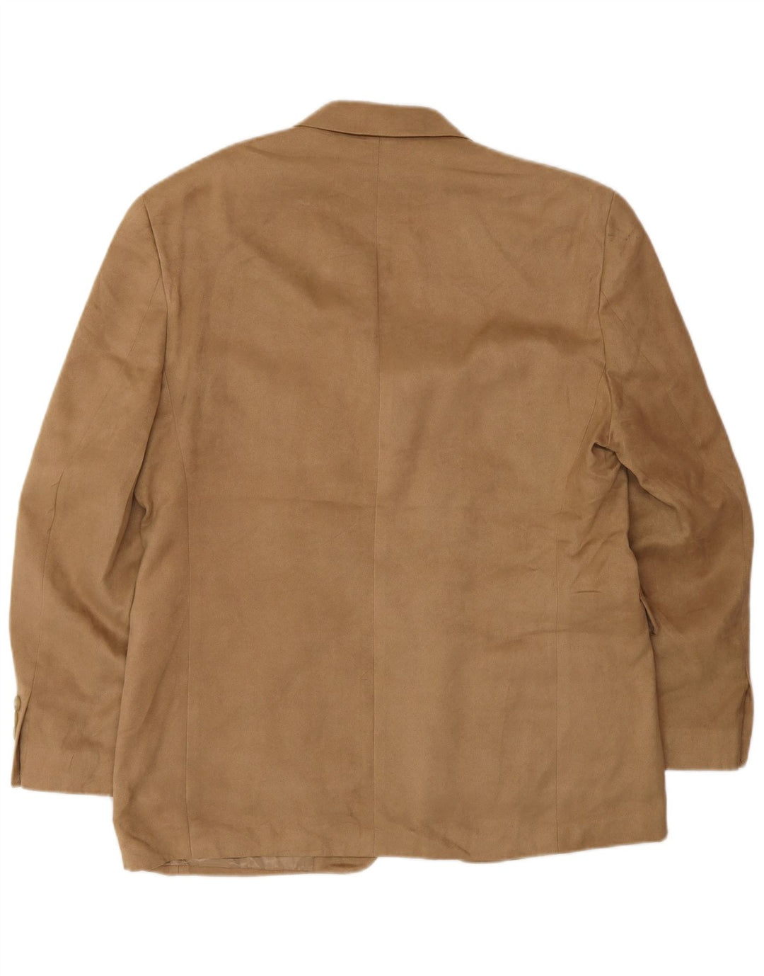 Chaps Mens 3 Button Blazer Jacket UK 38 Medium Beige Polyester