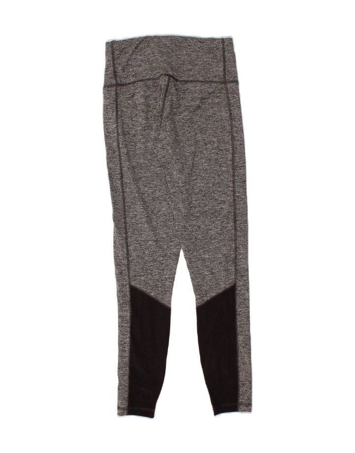 PUMA Womens Leggings UK 10 Small  Grey Colourblock Vintage Puma and Second-Hand Puma from Messina Hembry 