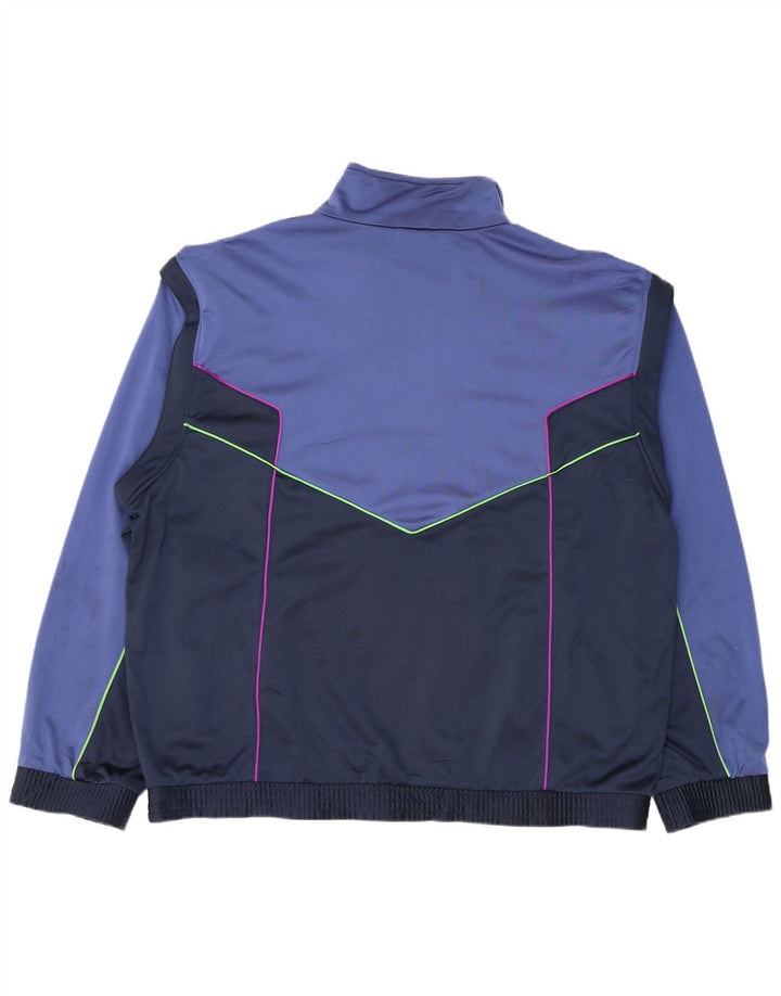 LOTTO Mens Tracksuit Top Jacket XL Blue Colourblock