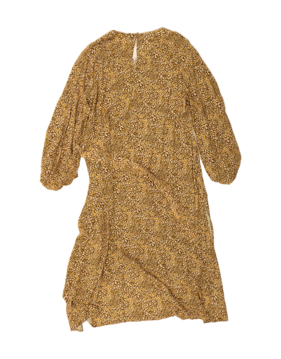 TED BAKER Womens Oversized Maxi Dress Size 2 Small Beige Animal Print Vintage Ted Baker and Second-Hand Ted Baker from Messina Hembry 