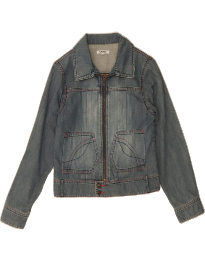 DKNY Girls Denim Jacket 13-14 Years Blue Vintage Dkny and Second-Hand Dkny from Messina Hembry 