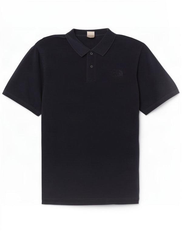 The North Face Mens Polo Shirt Medium Navy Blue Cotton