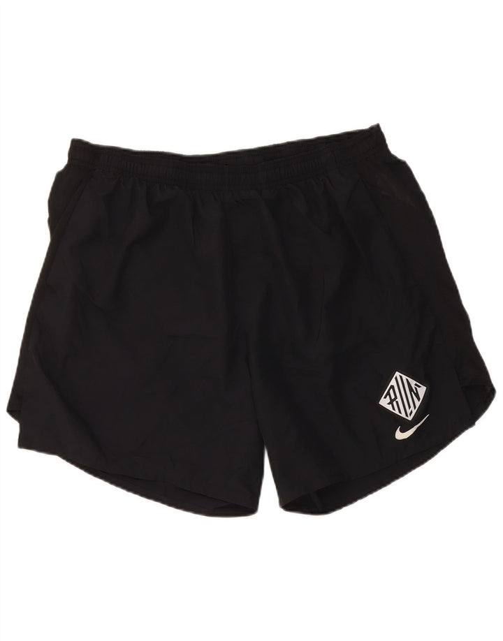 Nike Short de sport Dri Fit pour homme XL Noir Polyester