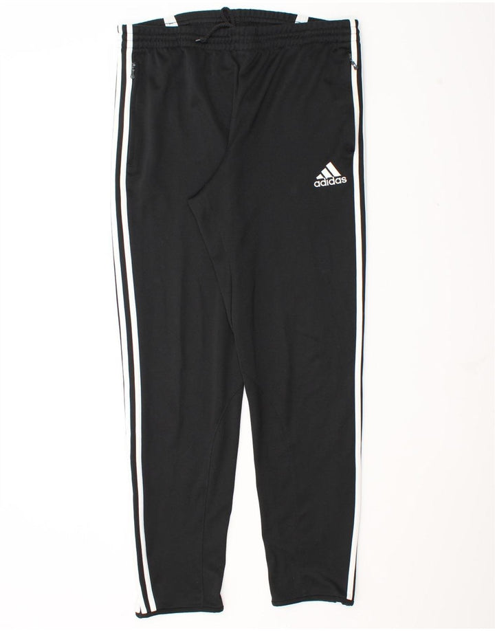 Adidas Mens Tracksuit Trousers XL  Black Colourblock Polyester