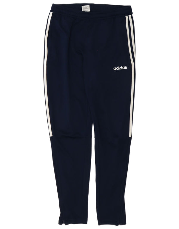 Męskie spodnie dresowe Adidas, średni granatowy poliester