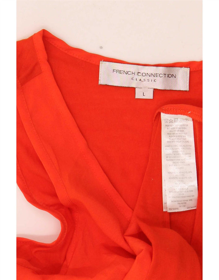 Canotta da donna French Connection UK 14 Large Arancione Poliestere