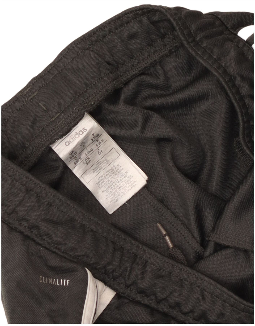 Adidas Mens Tracksuit Trousers UK 8/10 Small  Black Polyester