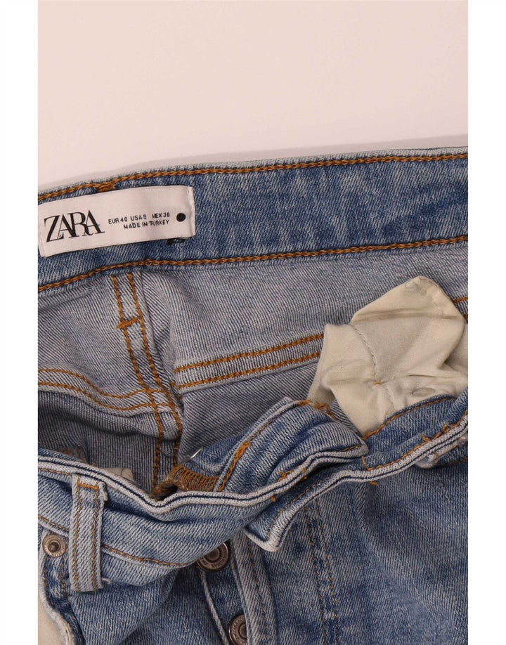 Zara Womens Straight Jeans EU 40 Medium W30 L26 Blue