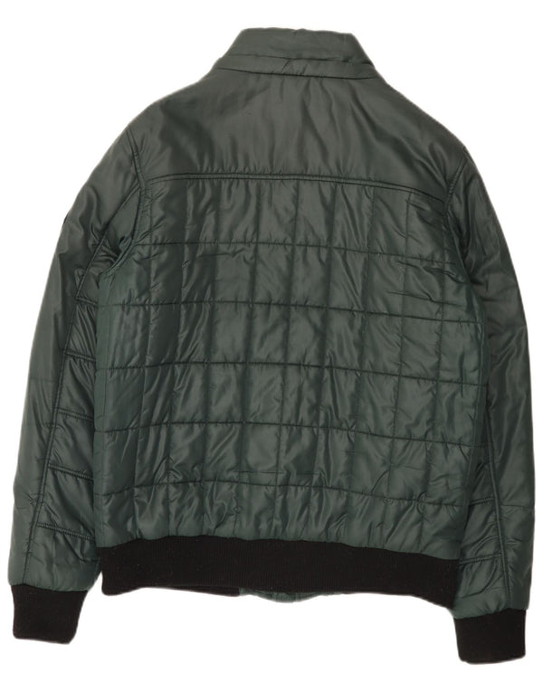 Kenvelo Chaqueta acolchada para hombre UK 40 Grande Poliéster verde