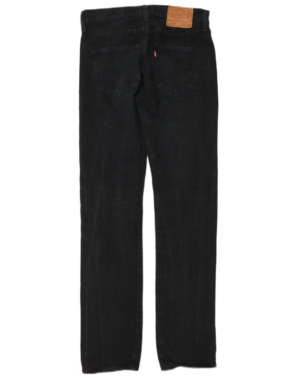 Levi's Uomo 501 Jeans dritti W30 L34 Cotone Nero