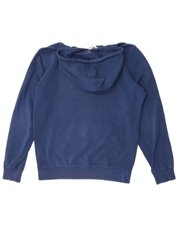 Champion Mens Graphic Hoodie Jumper Small Navy Blue