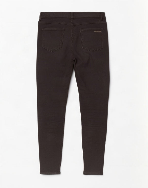 Marks & Spencer Womens Short Jegging Jeans UK 14 Large W32 L27 Black Cotton