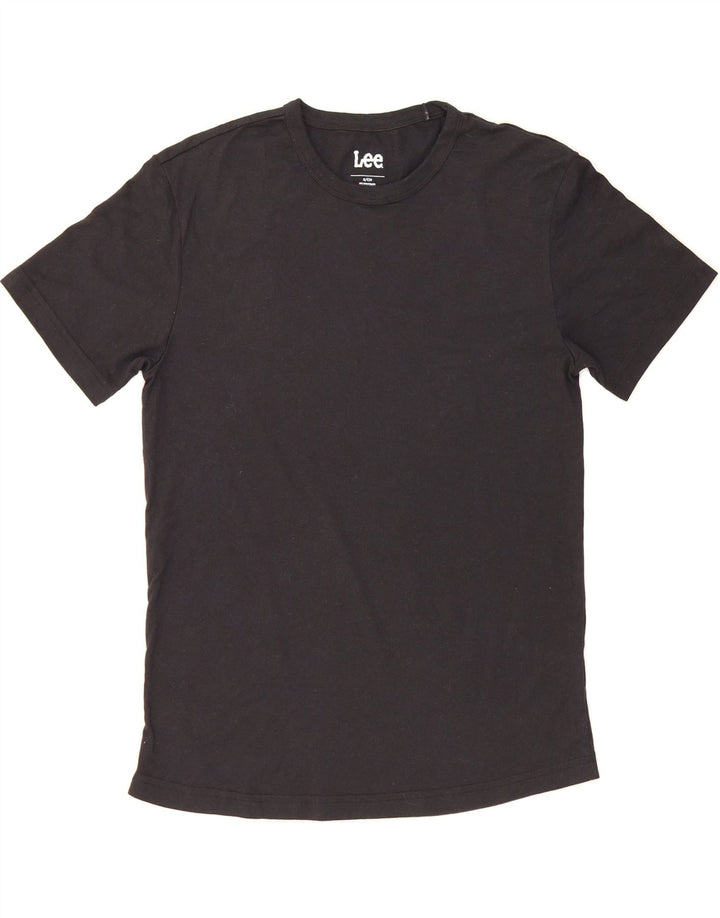 LEE Mens T-Shirt Top Small Black Cotton Vintage Lee and Second-Hand Lee from Messina Hembry 