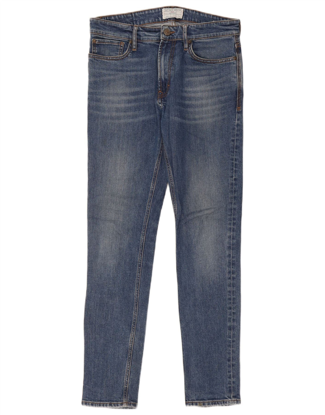 Damskie jeansy slim Fat Face W32 L32 Niebieskie bawełniane
