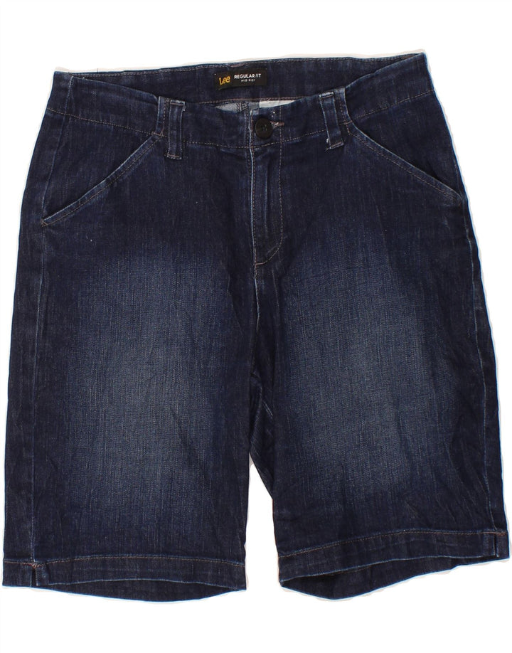 LEE Womens Mid Rise Regular Fit Denim Shorts US 6 Medium W30  Navy Blue Vintage Lee and Second-Hand Lee from Messina Hembry 