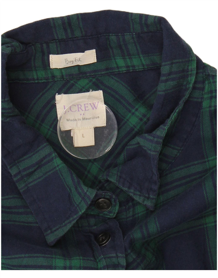 J. Crew női ing, nagy sötétkék kockás