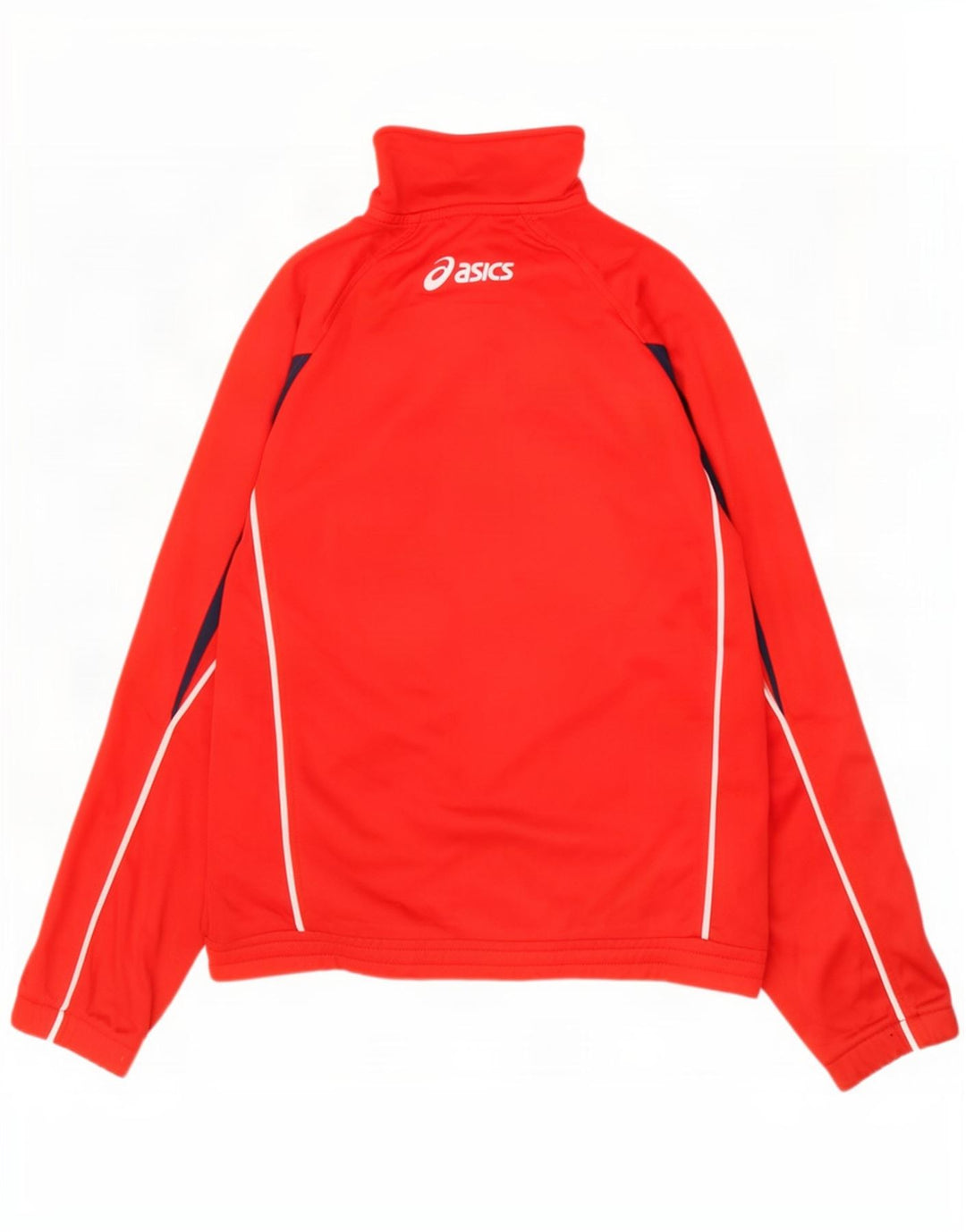Asics Veste de Survêtement Graphique Homme XL Rouge Colorblock Polyester
