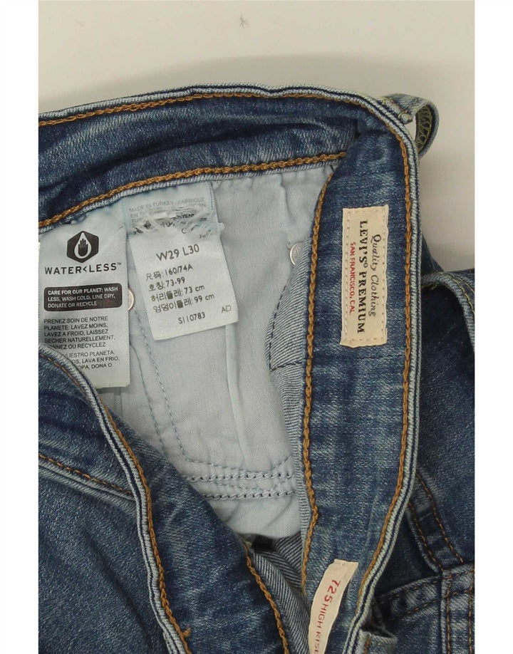 Levi's Womens 725 High Rise Bootcut Jeans W29 L30 Blue