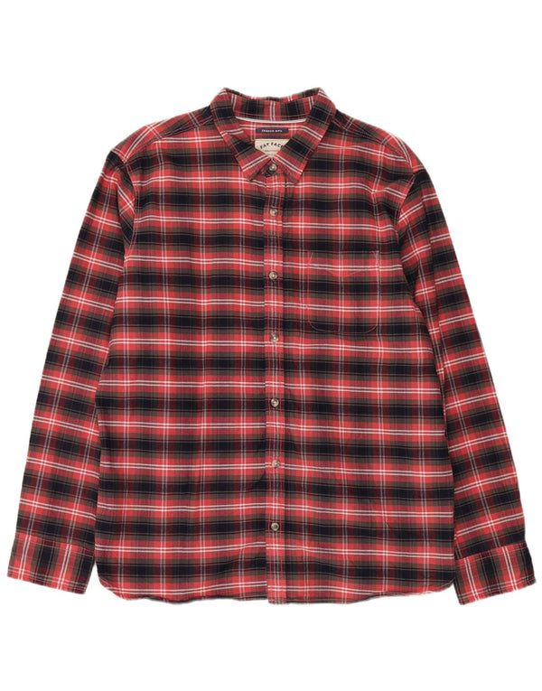 Fat Face Chemise Flanelle Homme XL Rouge Carreaux Coton