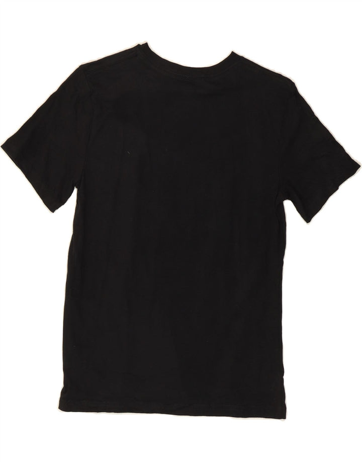 ADIDAS Boys Graphic T-Shirt Top 10-11 Years Medium Black Vintage Adidas and Second-Hand Adidas from Messina Hembry 