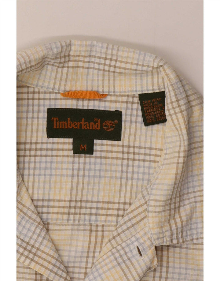 Timberland Kortærmet Herreskjorte Medium Flerfarvet Plaid Bomuld