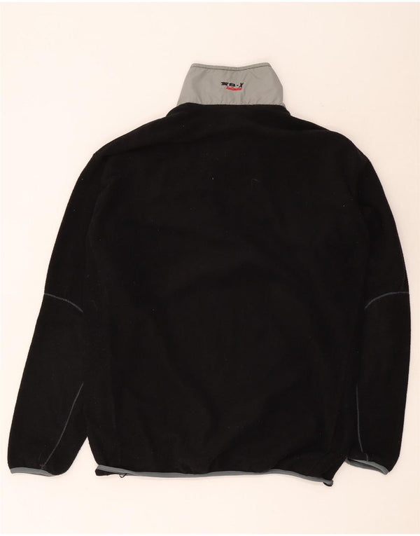 North Sails Pull polaire à col zippé pour homme XL Noir Colorblock Polyester