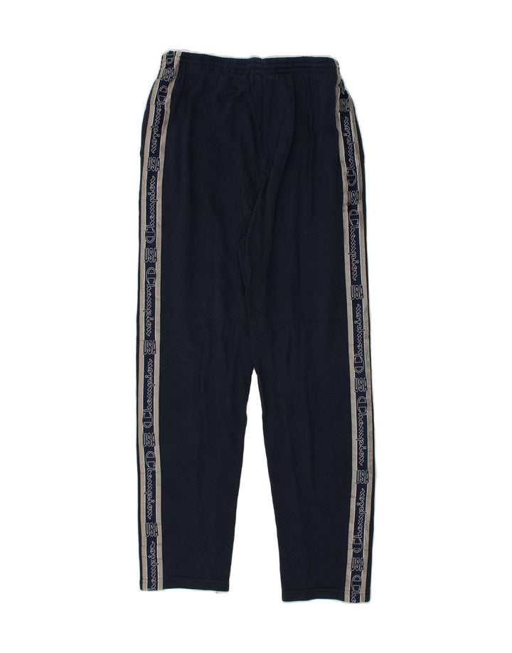 CHAMPION Mens Tracksuit Trousers Medium Navy Blue Vintage Champion and Second-Hand Champion from Messina Hembry 