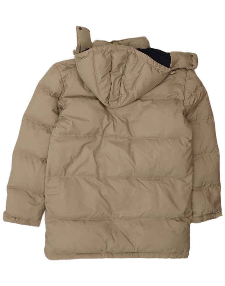 FILA Herre hættepolstret jakke UK 38 Medium Beige Polyester