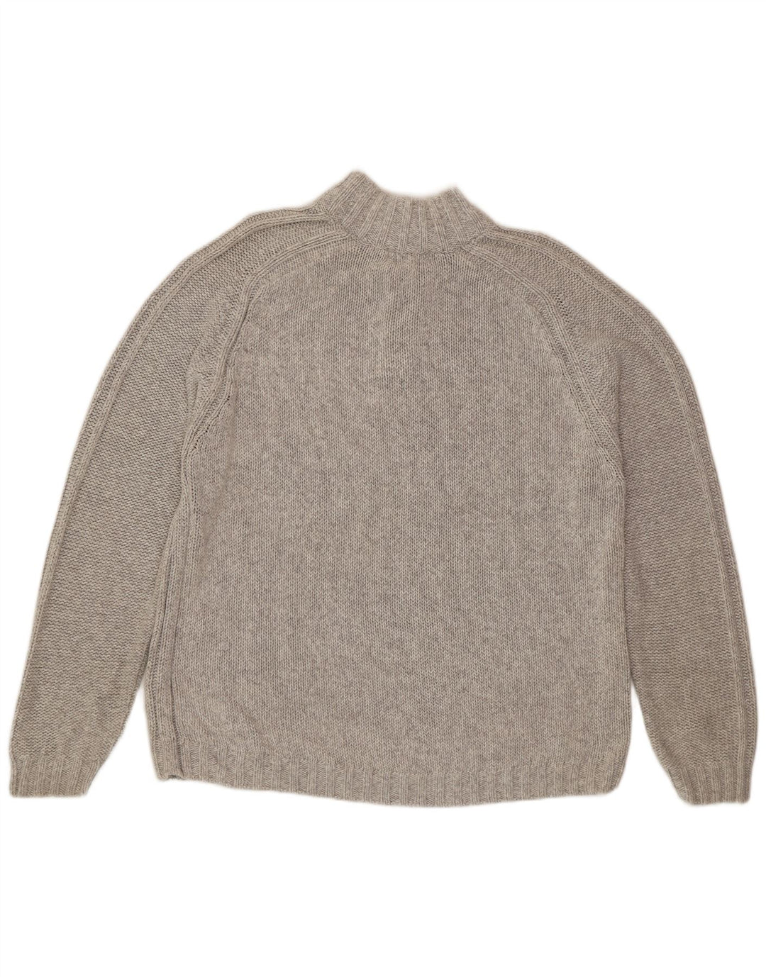 Marks & Spencer Pull à col zippé pour homme en coton gris Taille L