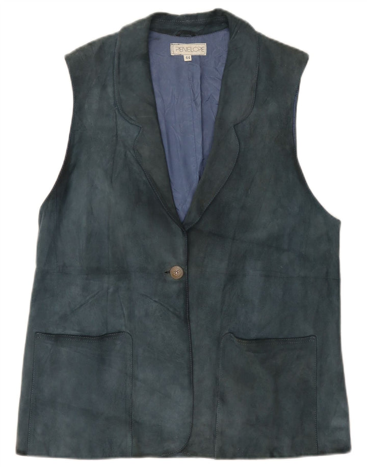 PENELOPE Dame Ruskind Gilet IT 44 Medium Blue