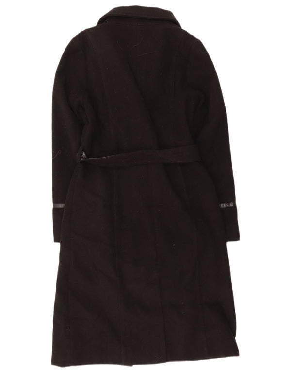 Oasis Dame Overfrakke UK 10 Lille Sort Polyester