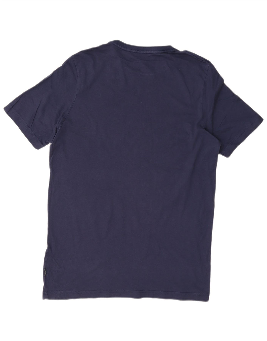 Puma Mens Graphic T-Shirt Top Medium Navy Blue Cotton