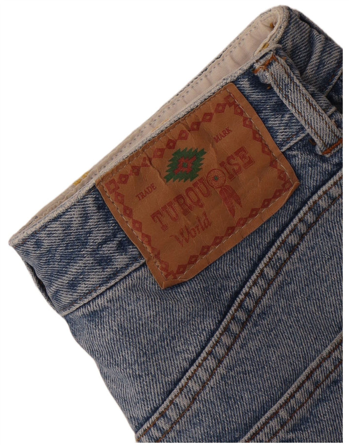 Vintage Womens Denim Shorts W26 Small Blue